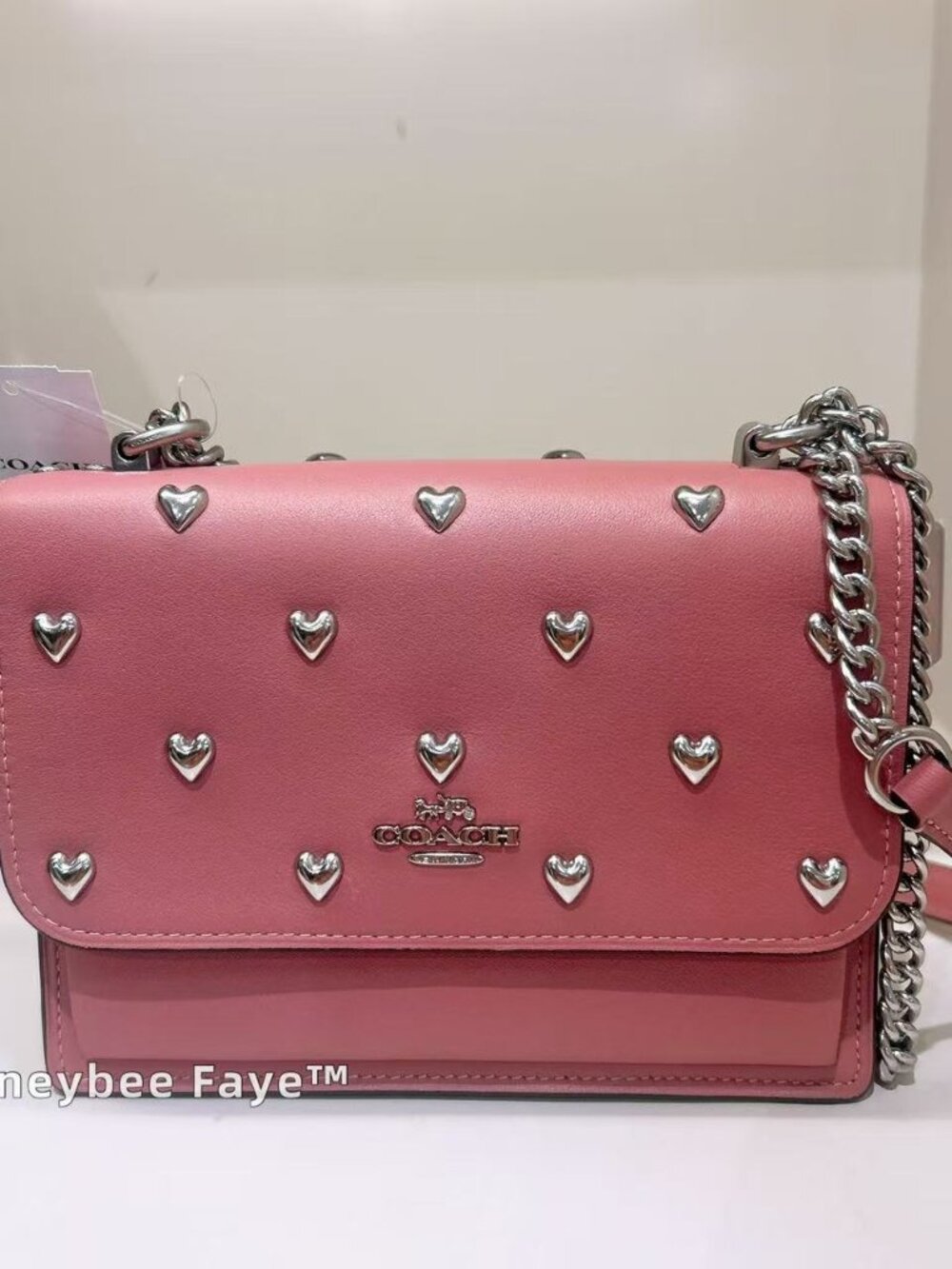 NWT Coach Mini Klare Crossbody Bag With Heart Rivets CDB10